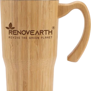 Bamboo Steel Bottle with Sipper (480ML)