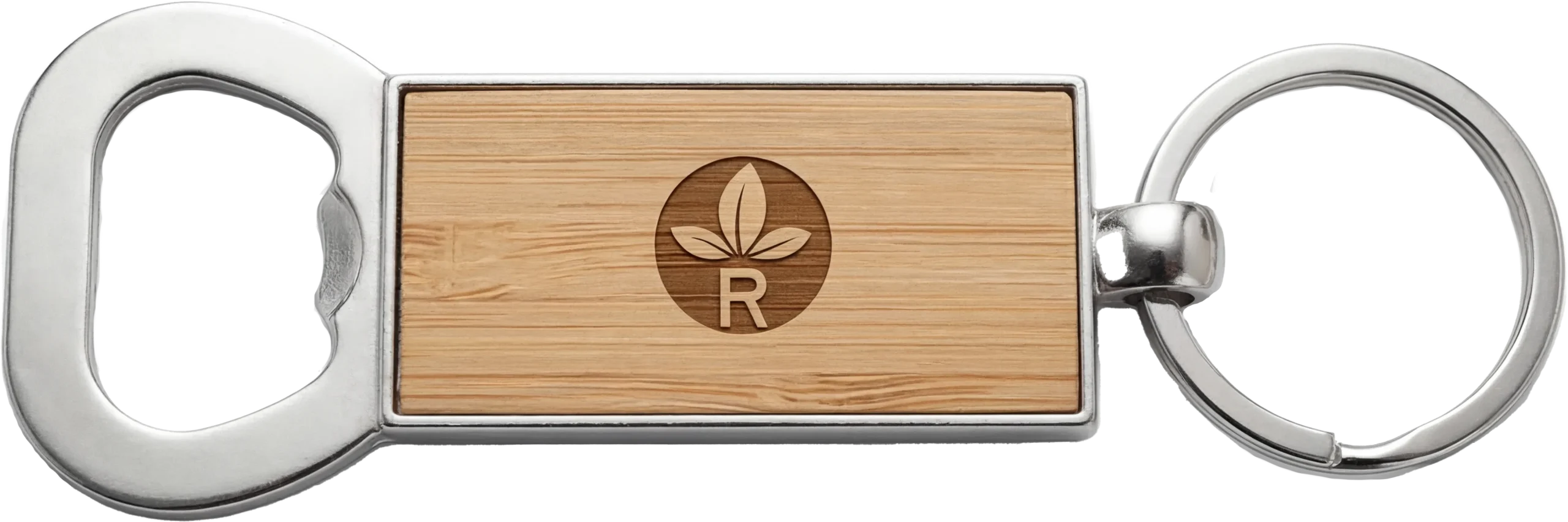 Bamboo Keychain Opener
