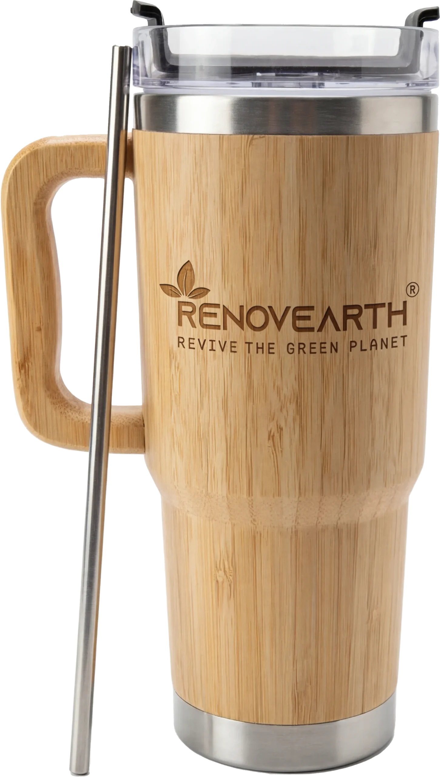 Bamboo Office Mug with Handle (400ML)