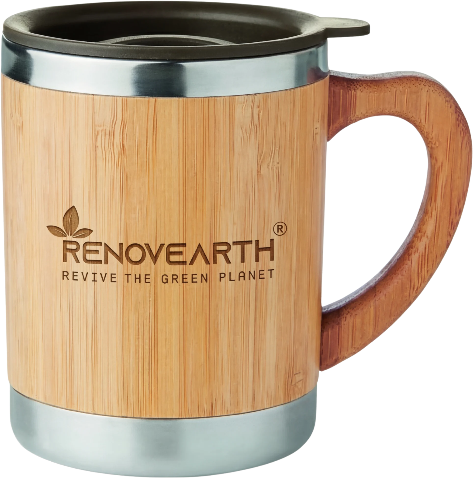 Bamboo Steel Coffee Cup
