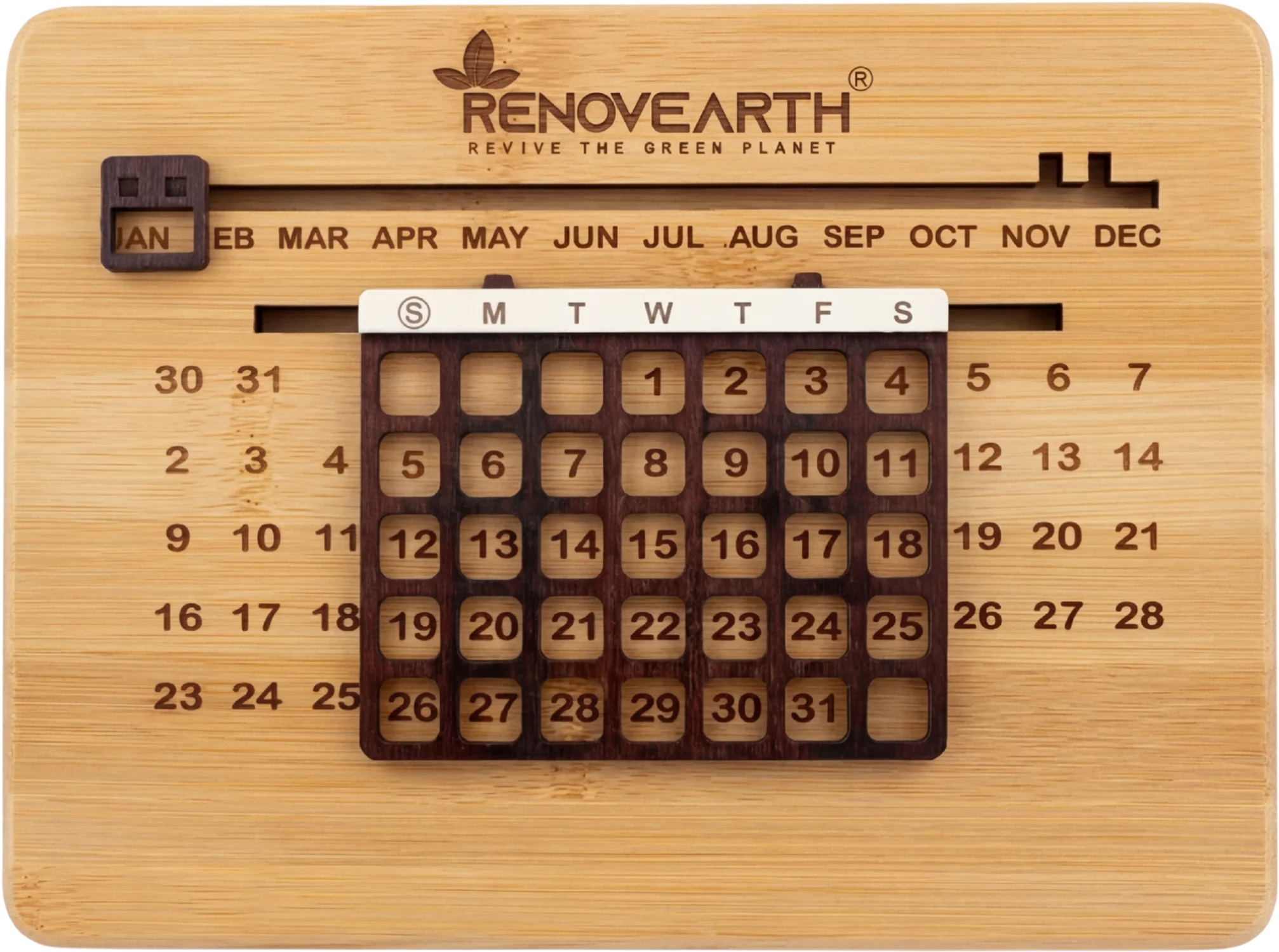 Bamboo Perpetual Calendar