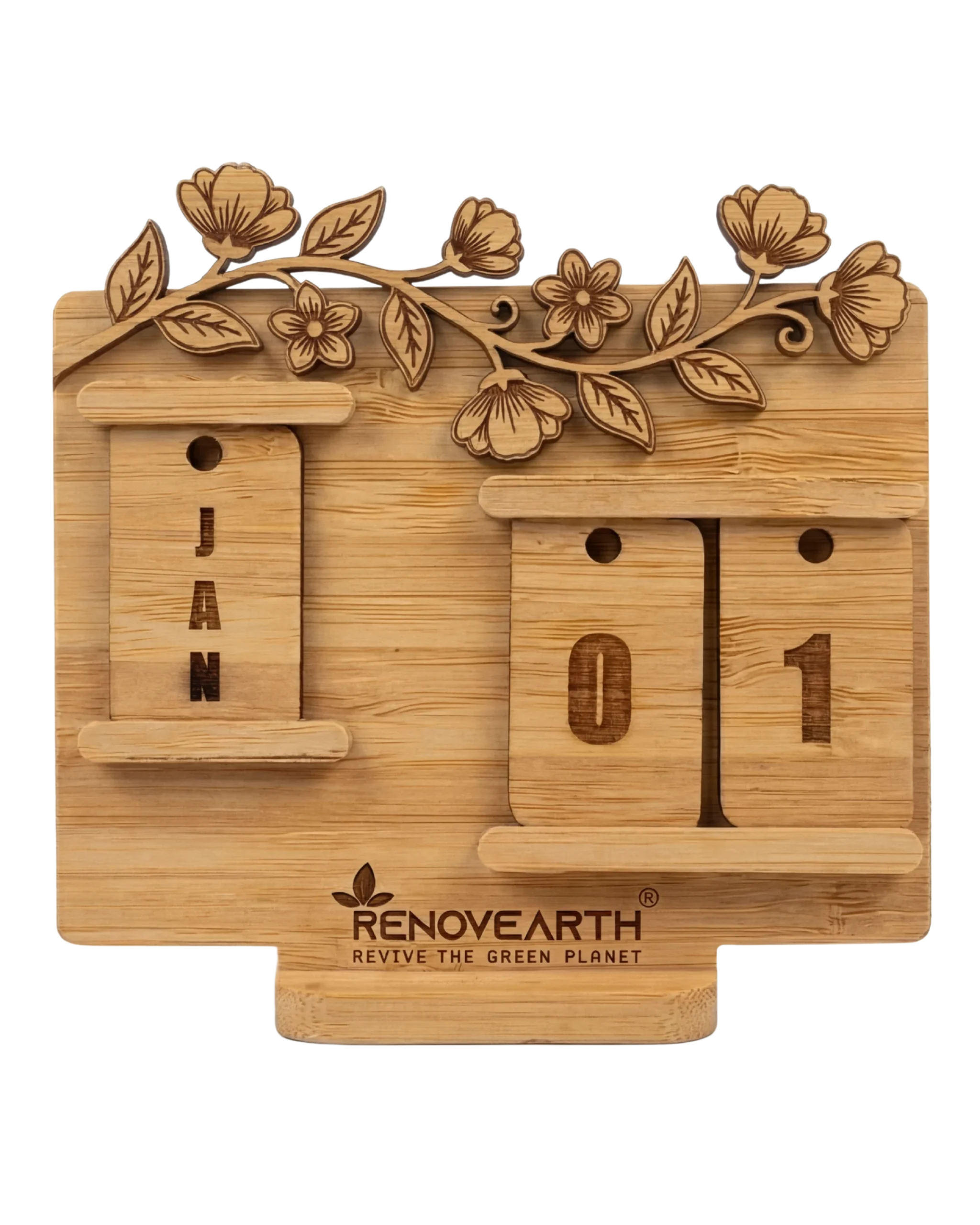 Bamboo Lifetime Calendar with Embossing