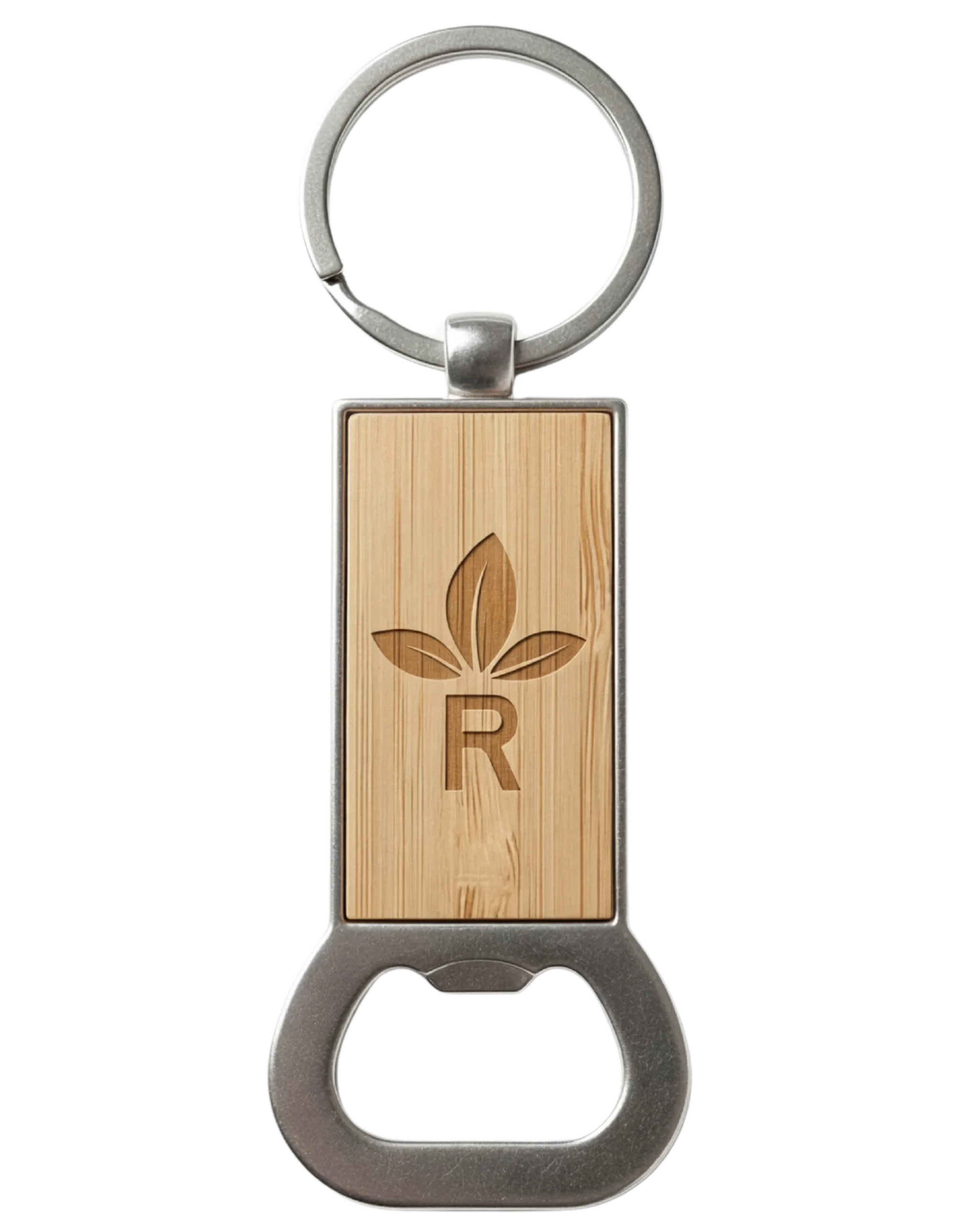 Bamboo Keychain Opener