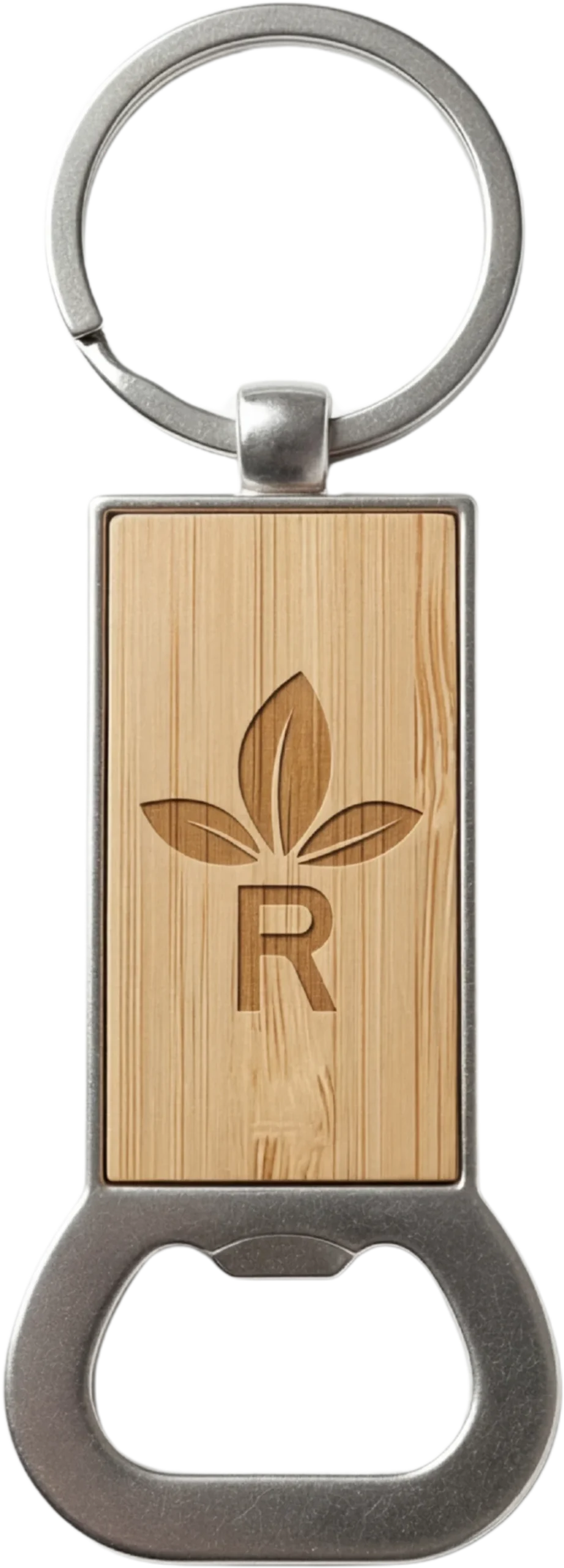 Bamboo Keychain Opener