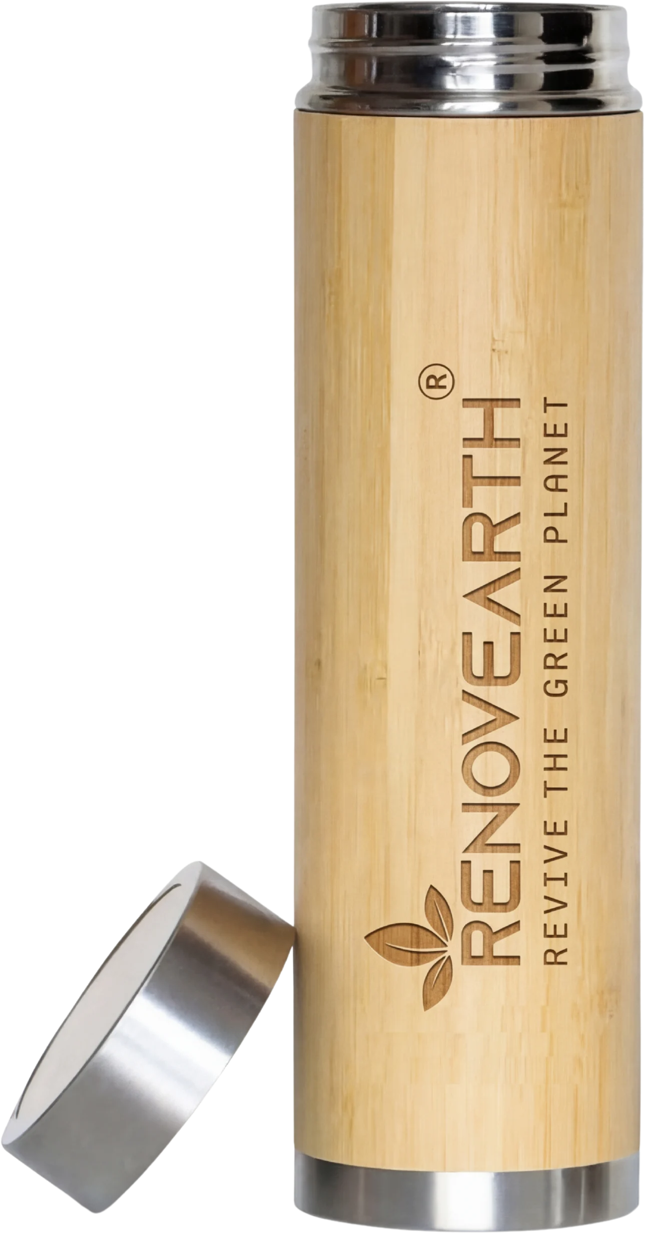 Bamboo Bottle with Steel Cap (500ML)