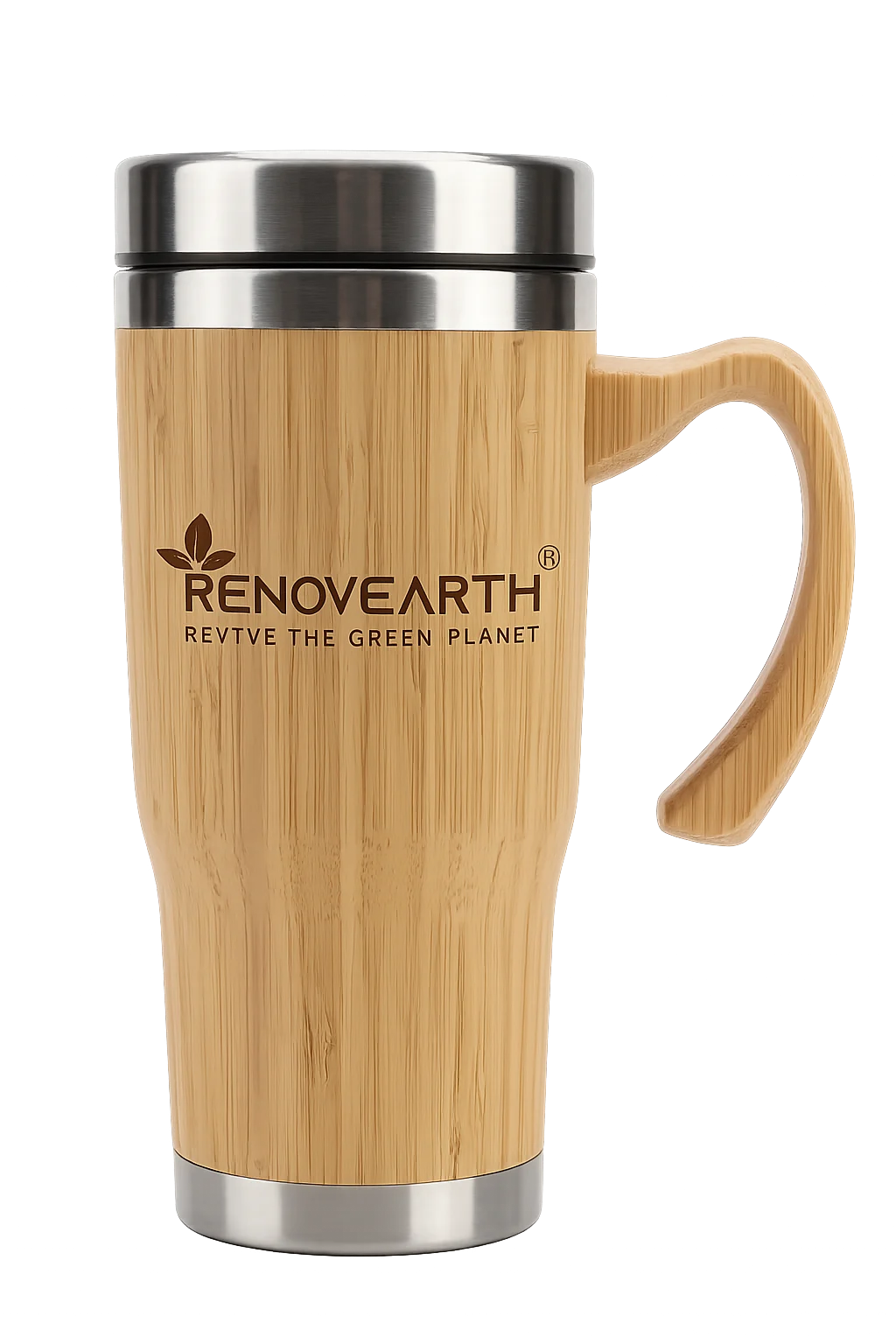 Bamboo Office Mug with Handle (400ML)